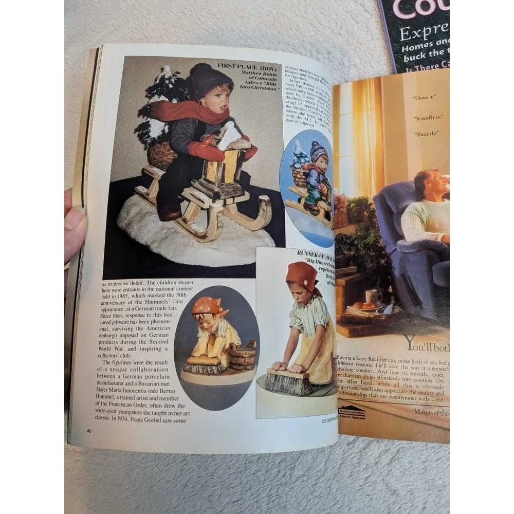 Country Living Magazine Lot - 5 Issues Decorating Cooking Antiques Real Estate